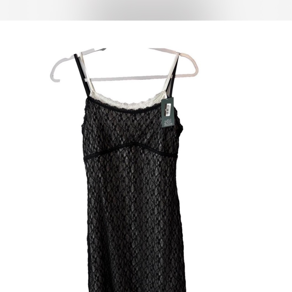 Wild Fable Black Lace Chemise